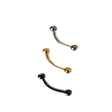 Body Piercing 3pcs (Korea Manufactured) (black, gold, silver)