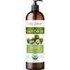 velona USDA Certified Organic Castor Oil - 8 Fl Oz | For Hair, Boost Eyelashes, Eyebrows | Cold pressed, Natural Oil, USP Grade | Hexane Free, Lash Serum, Caster view 1
