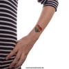 10 x Heart Rainbow Tattoo- All you need is Love - CSD Tattoo - Heart Rainbow Tattoo Flag (10) view 4