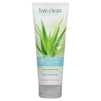 Live Clean After Sun Aloe Vera Gel, 227 g