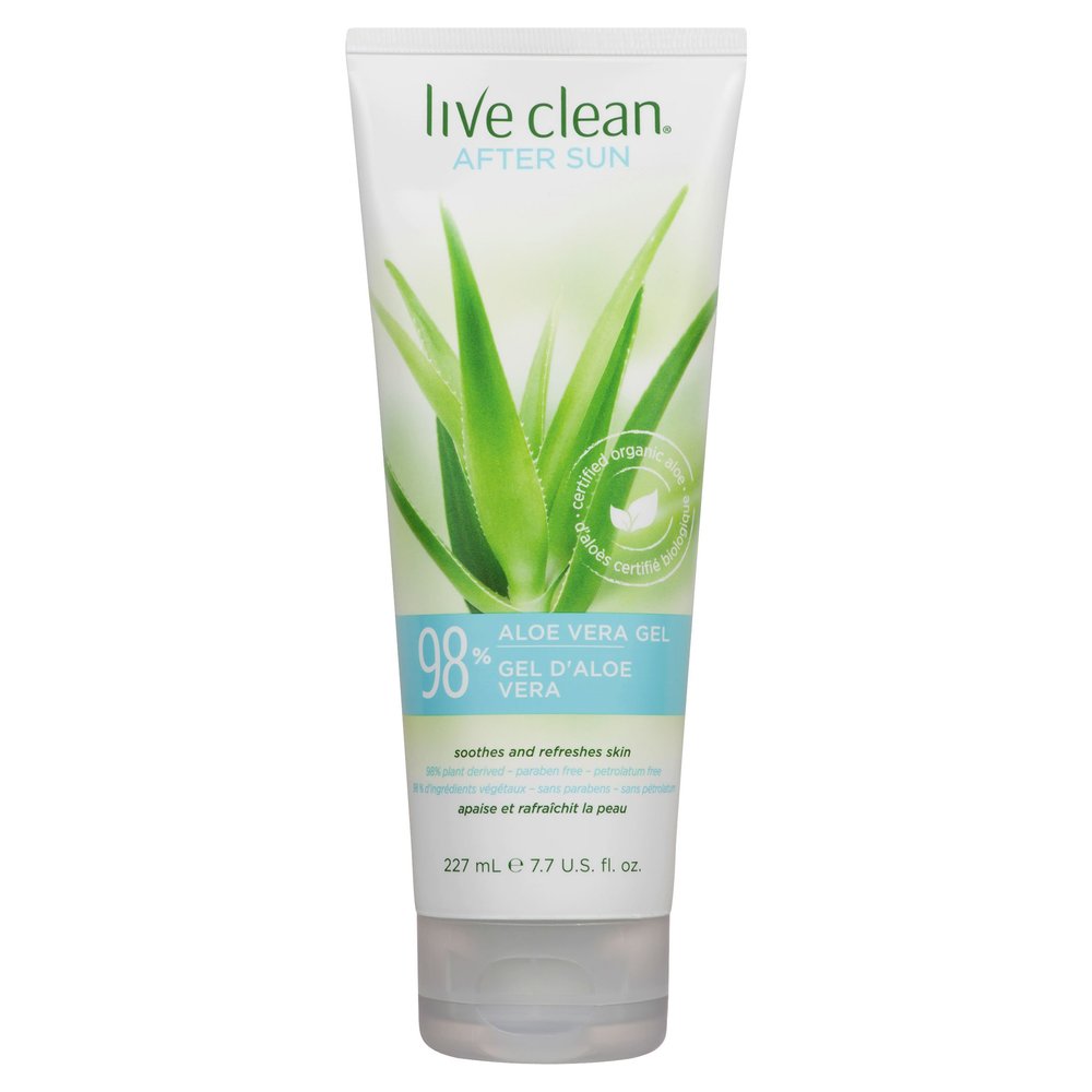 Live Clean After Sun Aloe Vera Gel, 227 g