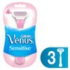 Gillette Venus Women's Disposable Razor with Blades, Sensitive, 3 Count view 4