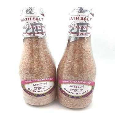 Himalayan pink salt bath pink champagne 10 oz weigh