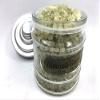 Almond coconut bath salt 12 oz glass container view 4