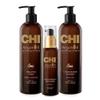 CHI Argan Oil plus Moringa Oil Luxe Trio Kit with Shampoo, Conditioner and Moringa Oil (Set of 3), 11 fl. oz. view 1