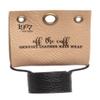 1907 Leather Hair Cuff, Grey NHH062 view 3