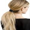 1907 Leather Hair Cuff, Grey NHH062 view 4