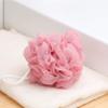 LISSOMPLUME Mesh Pouf Bath Sponge Exfoliating Shower Ball Pom Cleaning Accessory Pink Color view 4