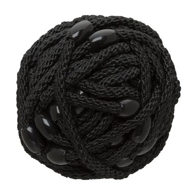 L. Erickson Narrow Grab & Go Pony Ball, Black, Set of Thirty - Exceptionally Secure with Gentle Hold