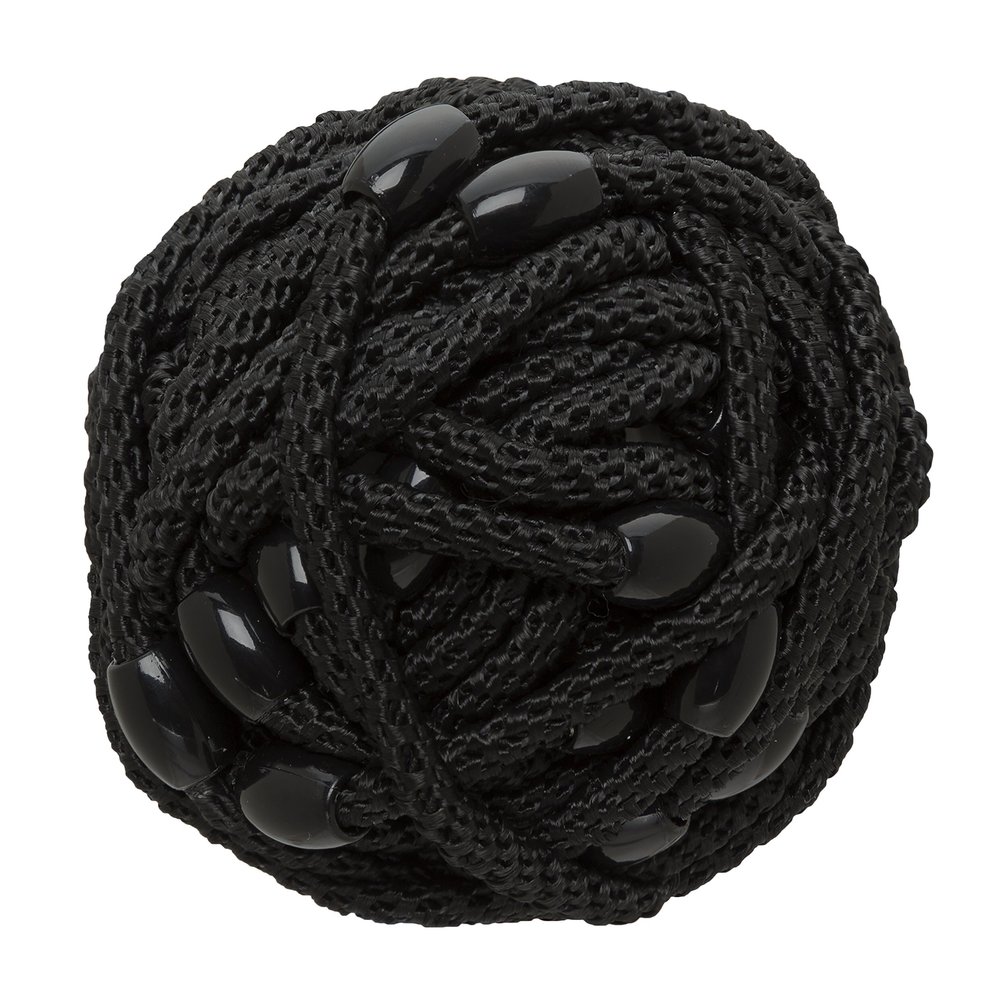 L. Erickson Narrow Grab & Go Pony Ball, Black, Set of Thirty - Exceptionally Secure with Gentle Hold