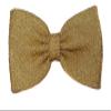 Figure Skating-Dance-Performance Hair Bow Collection (Alligator Clip, Shimmering Gold) view 1