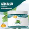 SPA REDI  Exfoliating Scrub Pumice Gel, Mint and Eucalyptus, 16 oz - Manicure, Pedicure and Body Exfoliator Infused with Hyaluronic Acid, Amino Acids, Panthenol and Comfrey Extract view 2