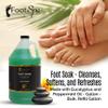 FOOT SPA - Foot Soak - Cleanses, Softens, and Refreshes - Made With Eucalyptus & Peppermint Oil - 128 Oz Gallon - Bulk, Refill Gallon view 2