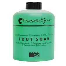 FOOT SPA Foot Soak Cleanses, Softens, and Refreshes - Made With Eucalyptus & Peppermint Oil 32 Oz