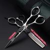 5.5Inch Japanese 440C Laser Hair Cutting Salon Professional Hairdresser Thinning Haircuts Set view 2