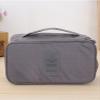 SGirl Portable Waterproof Multi-Functional Women Lady Travel Organizer Bra Storage Underwear Lingerie Bag Cosmetic Makeup Case Toiletry Wash Storage (Gray) view 2