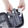 SGirl Portable Waterproof Multi-Functional Women Lady Travel Organizer Bra Storage Underwear Lingerie Bag Cosmetic Makeup Case Toiletry Wash Storage (Gray) view 3