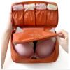 SGirl Portable Waterproof Multi-Functional Women Lady Travel Organizer Bra Storage Underwear Lingerie Bag Cosmetic Makeup Case Toiletry Wash Storage (Orange) view 1