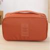 SGirl Portable Waterproof Multi-Functional Women Lady Travel Organizer Bra Storage Underwear Lingerie Bag Cosmetic Makeup Case Toiletry Wash Storage (Orange) view 2