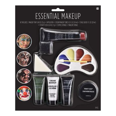 All-in-One Essential Makeup Kit - 1 Set, Unique, Versatile & Cosmetics, Perfect for Costume Parties