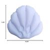 FANCYPUMPKIN Comfortable Inflatable Bathtub Pillow Home Spa Bath Pillow Bathtub Headrest, White view 3
