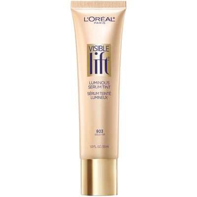 LOral Paris Cosmetics Visible Lift Luminous Serum Tint, Gold, 1 Fluid Ounce