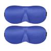 2 Pack Magik Travel 3D Eye Mask Sleep Soft Padded Shade Cover Rest Relax Sleeping Blindfold (Blue) view 1