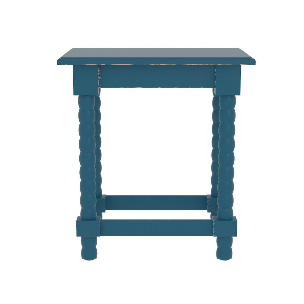 Urbanest Christopher Accent End Table, 22 1/4-inch Tall, Blue