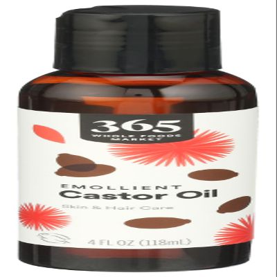 365 by Whole Foods Market, Emollient Castor Oil, Skin & Hair Care, 4 Fl Oz