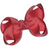 Solid Watermelon Pink Boutique Hair Bow 3" MADE IN USA view 1