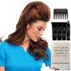 Bundle - 7 Items: 16" Top This Remy Human Hair Hairpiece by Jon Renau, Christy's Wigs Q & A Booklet Luxury Shampoo & Conditioner Blow Away Balm Treatment Mist & Wide Tooth Comb - Color: 4/27/30 view 3