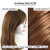 Bundle - 7 Items: 16" Top This Remy Human Hair Hairpiece by Jon Renau, Christy's Wigs Q & A Booklet Luxury Shampoo & Conditioner Blow Away Balm Treatment Mist & Wide Tooth Comb - Color: 8/30 view 2