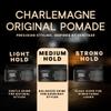 Charlemagne Original Hair Pomade for Men, Old School Scent - Water-Based Styling Pomade Hair Cream for Men - Developed by Barbers, Made in Germany (100 ml (Pack of 1), Light Hold) view 2