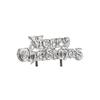 Merry Christmas Motto Cake Topper Silver view 1