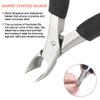 BEZOX Thick Toenail Clippers - Precision Large Toe Nail Clipper for Thick Nails, Comfort Grip Fingernail Clipper, Ergonomic Long Handle Nail Cutter, Professional-Grade Stainless Steel view 4