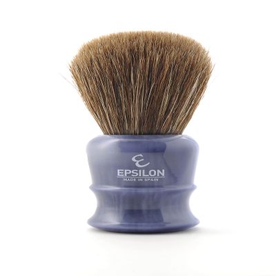 Epsilon Shaving Brush Horse Brown Blue 26 mm, nico, Standard