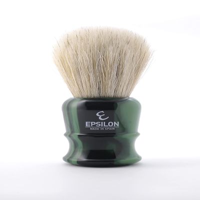 Epsilon Green White Horse Shaving Brush 26 mm, nico, Standard