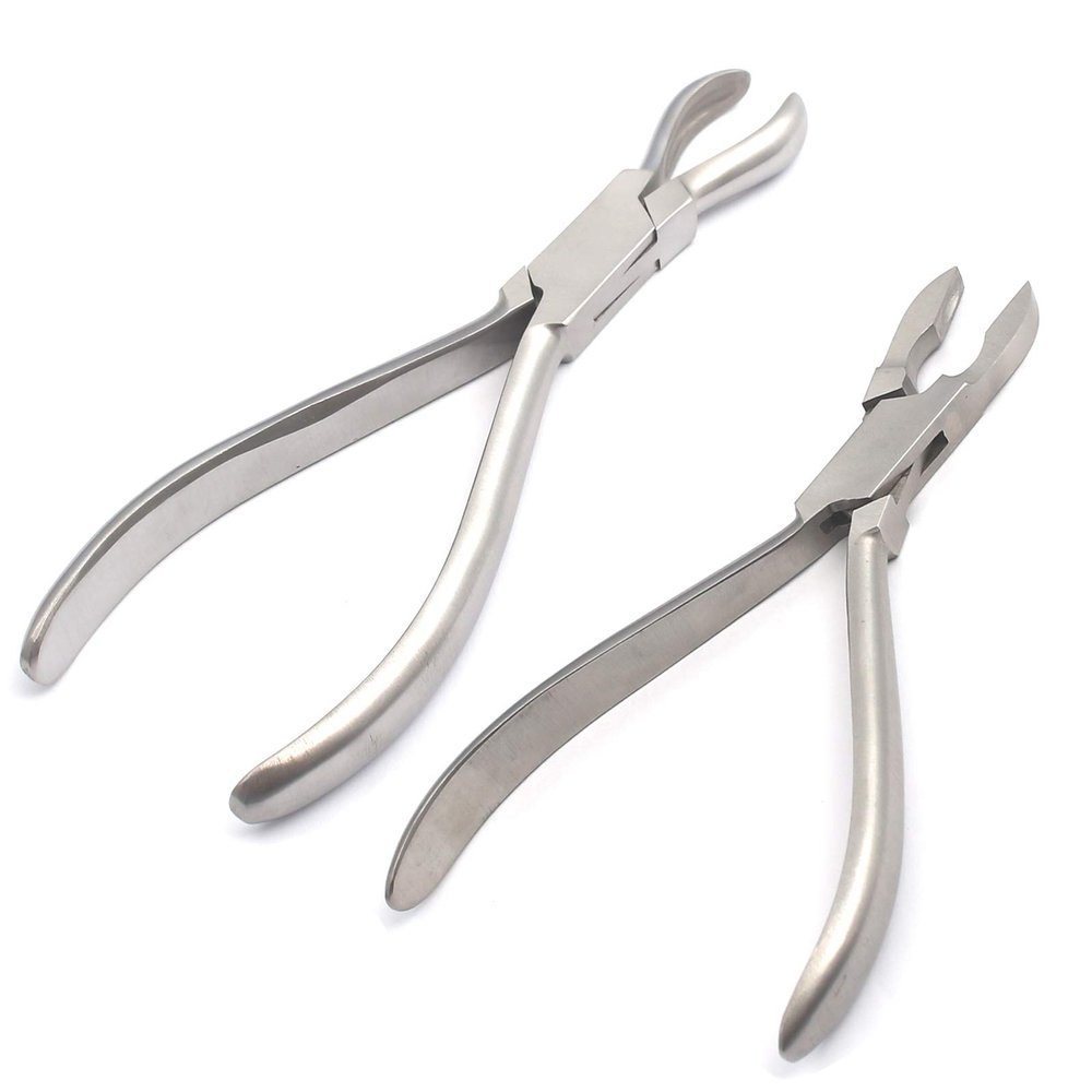DDP Body Piercing Large Gauge Ring Closing 6" & Small 5 1/2" Forceps Pliers Stainless Steel Professional Septum Ear Nipple Belly Nose Tongue Lip Navel Eyebrow