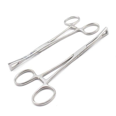 OdontoMed2011 Body Pennington Forceps Slotted & Unslotted 6" Stainless Steel Professional Ear Belly Nose Tongue Lip Eyebrow ODM