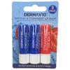 Derma Tech Solutions 3 Pack Dry Chapped Soften Soothe Lip Balm Stick Triple Pack view 1
