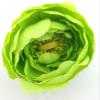2 1/2" Lime Ranunculus Silk Flower Hair Comb view 2