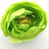 2 1/2" Lime Ranunculus Silk Flower Hair Comb view 3