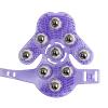 Topwon Palm Shaped Massage Glove 360-degree-roller Metal Roller Ball Beauty Body Care,Cellulite Reduction (Purple) view 1