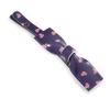 1Pcs Purple with Pink Hearts Acrylic Bow Hair Grip/Slide In Black Tone Metal - 65mm Across view 4