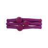 Snap Hair Ties for Thick, Natural, Curly Hair | No Slip, No Tension Pro Hair Tie | Strong Ponytail Holder (1 Count (Pack of 3), Purple) view 3