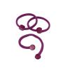 Snap Hair Ties for Thick, Natural, Curly Hair | No Slip, No Tension Pro Hair Tie | Strong Ponytail Holder (1 Count (Pack of 3), Purple) view 4