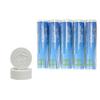 Premium Compressed Tissue Coins in Sealed Cases - 5 Tubes - 50 Portable 100% Natural Organic Hygienic Towel Wipes view 1