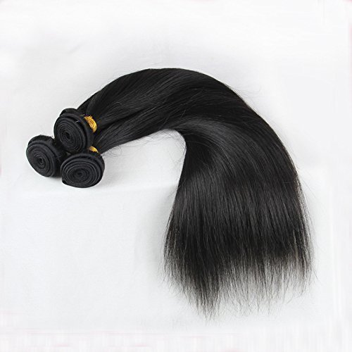 100% human hair 7A Brazilian Remy Straight Hair 3pcs/lot Bundle Unprocessed Weave Virgin Human Hair Extension (10"12"14)