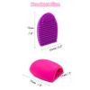 1PC Makeup Brush Washing Cleaner Scrubber Board Brushe Egg Cosmetics Brushes Clean Tools (Yellow) view 4
