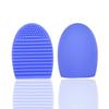 1PC Makeup Brush Washing Cleaner Scrubber Board Brushe Egg Cosmetics Brushes Clean Tools (Sky Blue) view 1